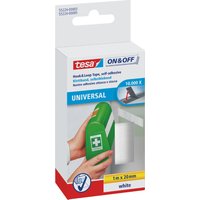 tesa On & Off Klettband, 20 mm x 1,0 m, schwarz – Bild 2