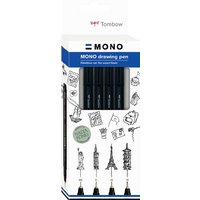 Tombow Fineliner MONO drawing pen, Fine Set, 4er Set – Bild 2