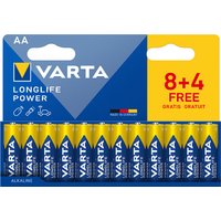 VARTA Alkaline Batterie, LONGLIFE POWER, Mignon AA, 8 4 – Bild 2