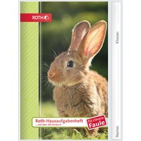 ROTH Hausaufgabenheft Tiere für clevere Faule, Hase – Bild 2