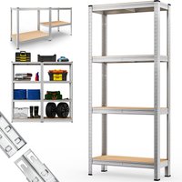 monzana Schwerlastregal 170x75x30cm verzinkt 280kg – Bild 2