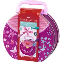 FABER-CASTELL Fasermaler CONNECTOR PEN, 33er Handtasche