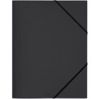 ELBA Eckspannermappe Standard, DIN A4, aus PP, schwarz – Bild 2