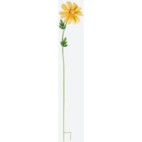 Blumen-Gartenstecker aus Metall, ca. 75x10 cm