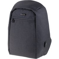 LiGHTPAK Rucksack SAFEPAK, mit USB-Ladeport, anthrazit – Bild 2