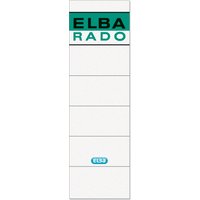 ELBA Ordnerrücken-Etiketten, ELBA RADO, - kurz/breit, weiß