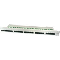 DIGITUS 19, ISDN Patch Panel Kat. 3, 50 x RJ45, 1 HE