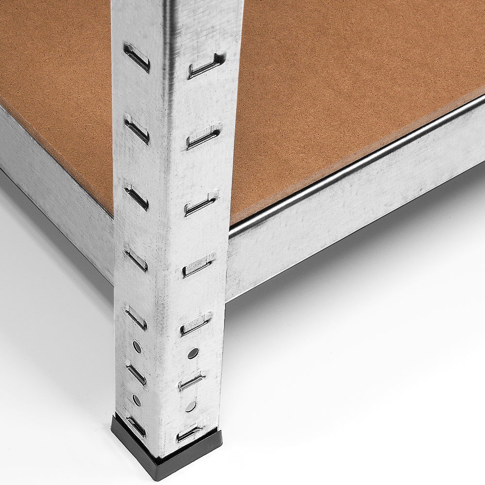 Deuba Schwerlastregal 5er-Set 180x90x40cm verzinkt 875kg – Bild 3