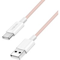 LogiLink USB 2.0 Kabel, USB-A - USB-C Stecker, 0,5 m, rosa