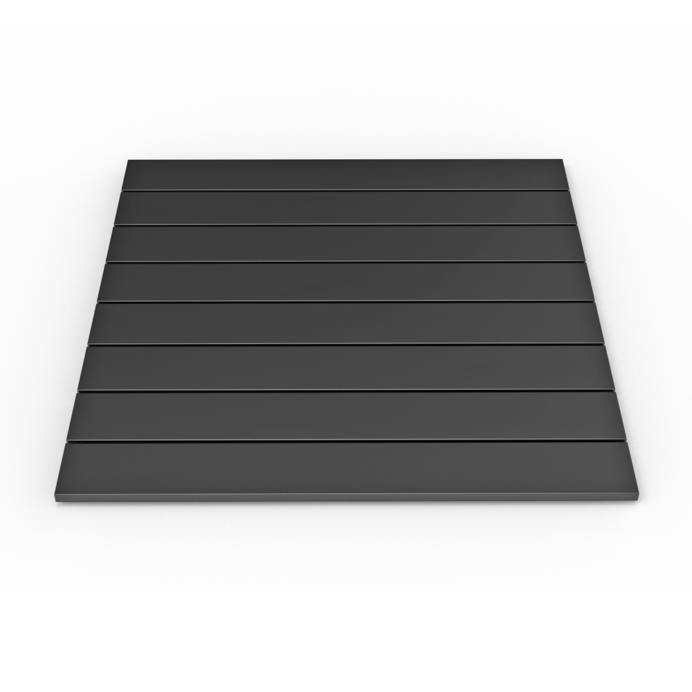 Aluminium Tischplatte für Gartenlounge RIO - Schwarz – Bild 4