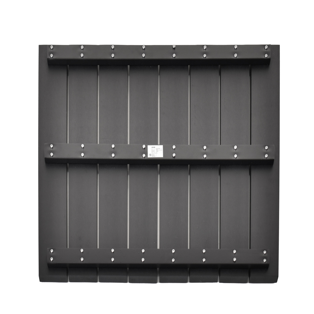 Aluminium Tischplatte für Gartenlounge RIO - Schwarz – Bild 5