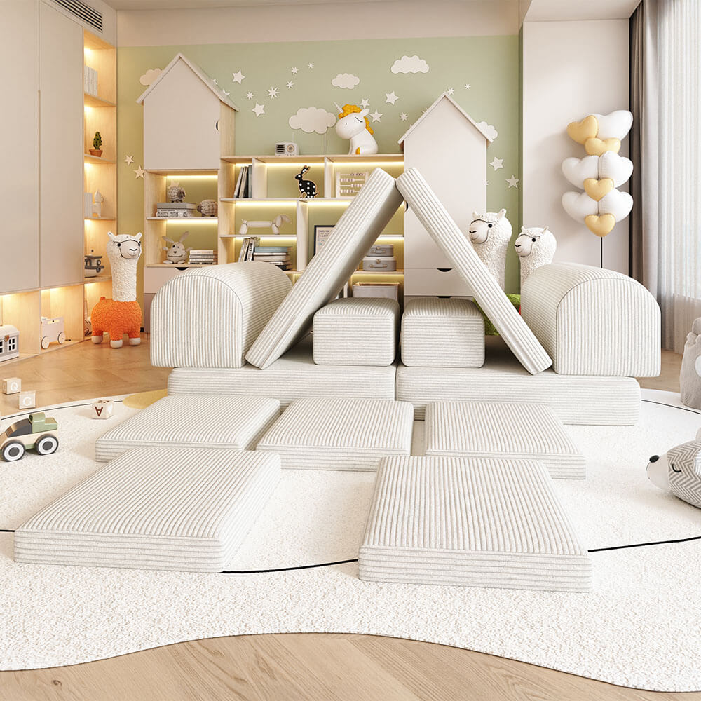 Home Deluxe 4058166414472 Spielsofa Beige – Bild 3