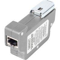 DIGITUS PoE Überspannungsschutz (RJ45), DIN-Schienenmontage
