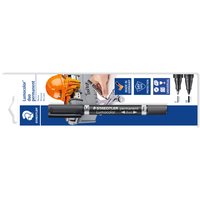 STAEDTLER Lumocolor Heimwerkermarker duo permanent, Blister