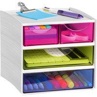 CEP Mini-Schubladenbox MyCube Happy, 4 Schübe, bunt
