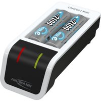 ANSMANN Schnell-Ladegerät Comfort Mini, weiß/schwarz