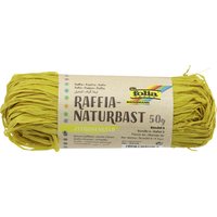 folia Raffia-Naturbast, 50 g, zitronengelb – Bild 2