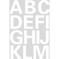 HERMA Buchstaben-Sticker A-Z, Folie weiß, 25 mm