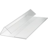 DURABLE Kennzeichnungstasche HARD COVER, Falz 1/2 A5 quer