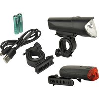 FISCHER Fahrrad-LED-Beleuchtungs-Set 40/20/10 Lux – Bild 2