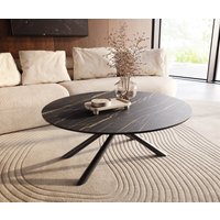 DELIFE Edge Couchtisch rund Keramik – Bild 2