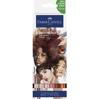 FABER-CASTELL Aquarellmarker GOLDFABER, 6er Etui Portrait