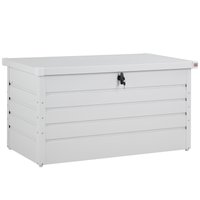 Gardebruk Gartenbox Metall 385L Hellgrau wasserdicht abschließbar