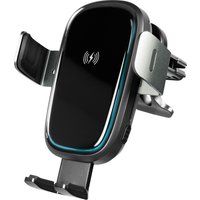 LogiLink Kabellose Smartphone-KFZ-Ladehalterung, schwarz