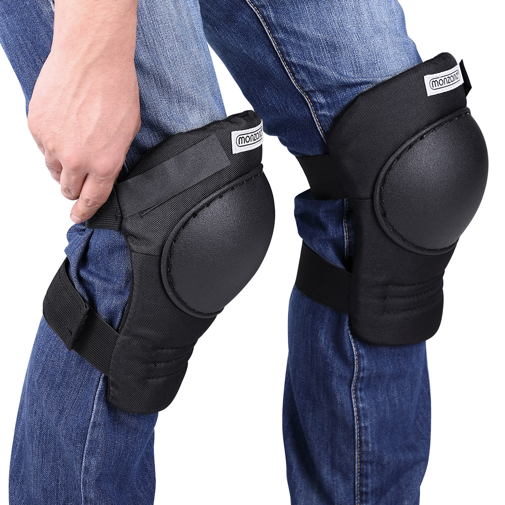 monzana Knieschoner 1 Paar Schwarz – Bild 3