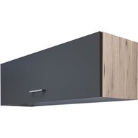 Oberschrank Tiago Basaltgrau/San Remo Eiche hell NB ca. 100x32x32cm