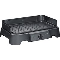 SEVERIN Tischgrill PG 8595, mit Grillplatte, schwarz
