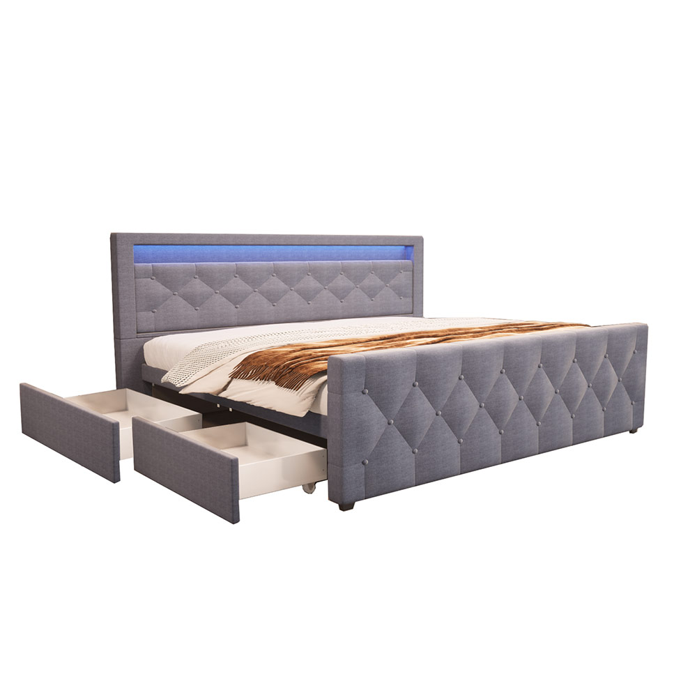 Home Deluxe 4058166275141 Polsterbett – Bild 3