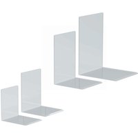 MAUL Buchstütze aus Acryl, glasklar, 100 x 100 x 130 mm – Bild 2
