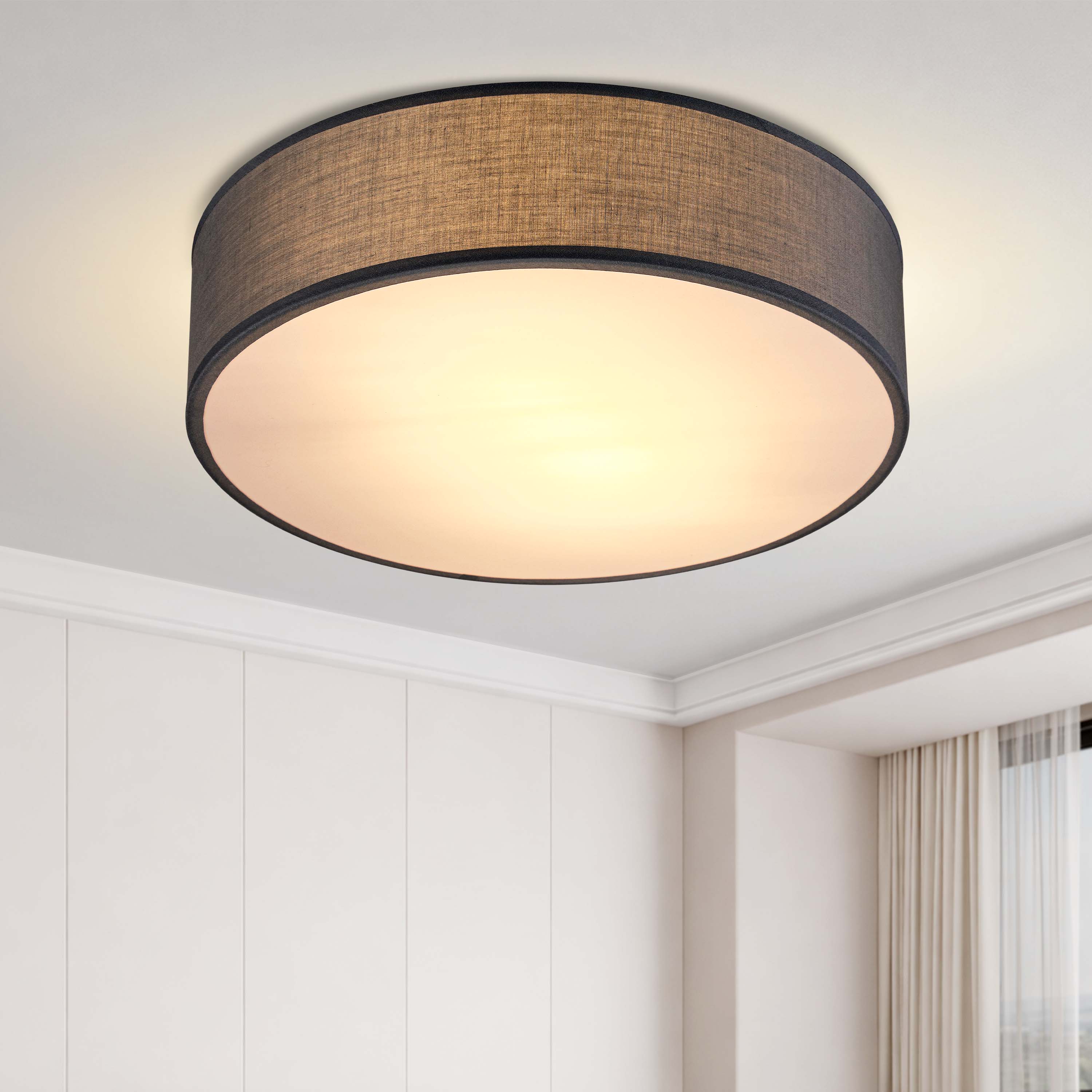 monzana 109128 Deckenlampe Grau – Bild 2