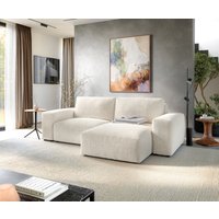 DELIFE Lanzo Ecksofa Beige