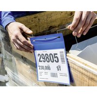 DURABLE Drahtbügeltasche, A5 quer, blau – Bild 2
