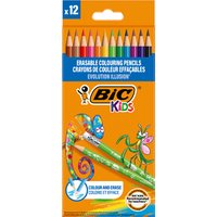BIC KIDS Buntstift EVOLUTION ILLUSION, radierbar, 12er Etui