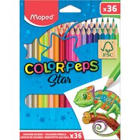 Maped Dreikant-Buntstift COLOR, PEPS Star, 36er Kartonetui