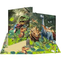 HERMA Eckspannermappe, Dino World, Karton, DIN A3 – Bild 2