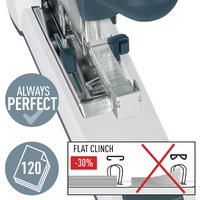 LEITZ Blockheftgerät/Superheftgerät 5553, silber