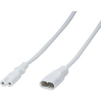 LogiLink Kaltgeräte-Verlängerungskabel, C8 - C7, 2,0 m, weiß – Bild 2
