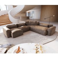 DELIFE Freestyle Cozy Ecksofa Taupe