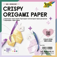 folia Faltblätter Crispy Origami Paper Punkt & Kristall – Bild 2
