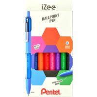 Pentel Druck-Kugelschreiber iZee, 8er Etui – Bild 2