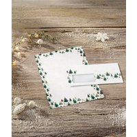 sigel Weihnachts-Motiv-Papier, Little Pines, A4, 25 Blatt – Bild 2
