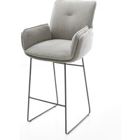 DELIFE Nela-Flex Barstuhl Grau Metall – Bild 2