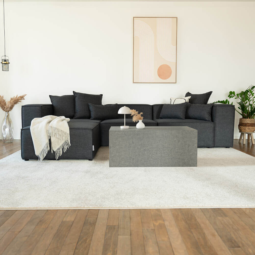 Home Deluxe 4058166269461 Sofa Anthrazit – Bild 3
