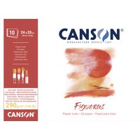 CANSON Zeichenpapierblock, Figueras, 210 x 297 mm, 290 g/qm