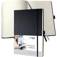 sigel Notizbuch Conceptum, DIN A4, liniert, beige