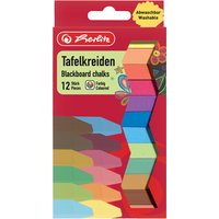 herlitz Wandtafelkreide, farbig sortiert, 12er Karton-Etui – Bild 2